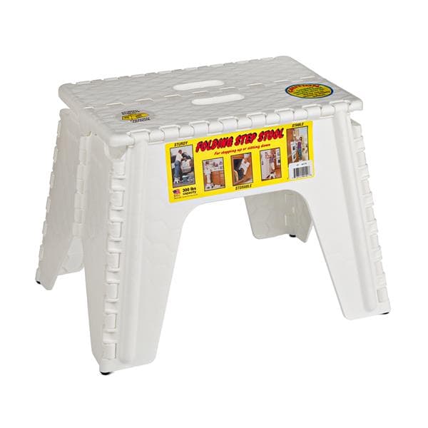 Buy B&R Plastics 1036WH 12" Step Stool White - Step and Foot Stools