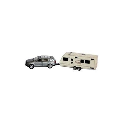 Toy SUV And Trailer 