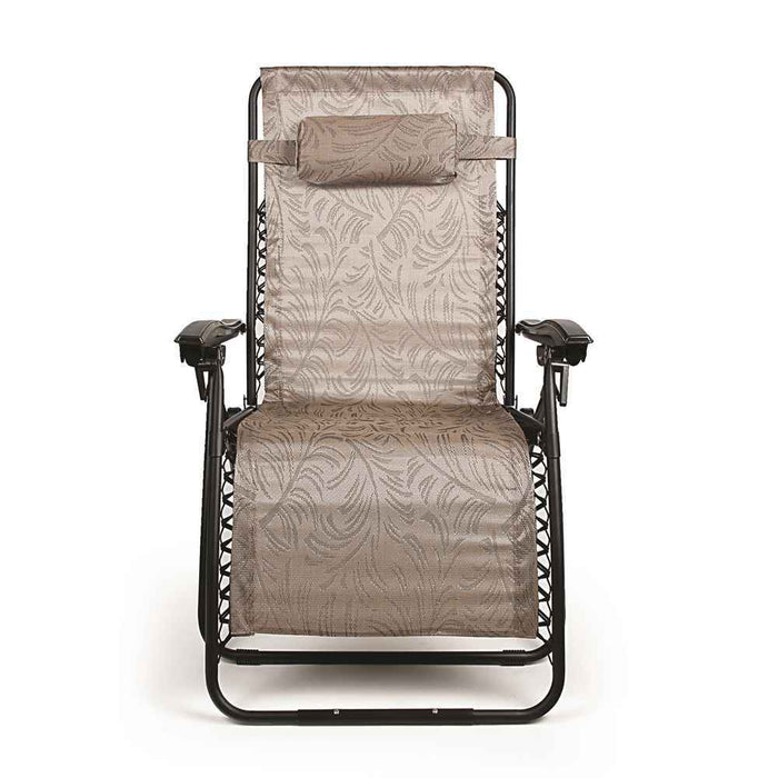 Buy Camco 51832 51832 Zero Gravity Wide Recliner (X-Large, Tan Fern