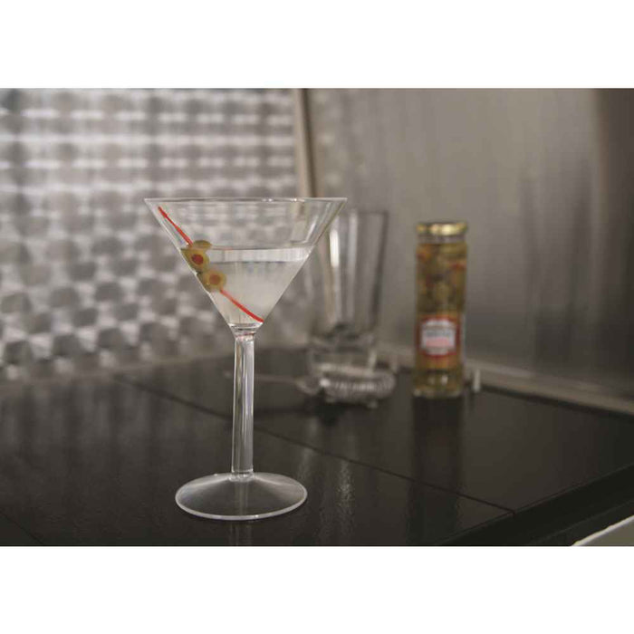 Unbreakable Travel Martini Glass- 10 Ounce Set of 2
