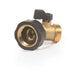 Stainless Steel Solid Brass Water 45 Degree Valve