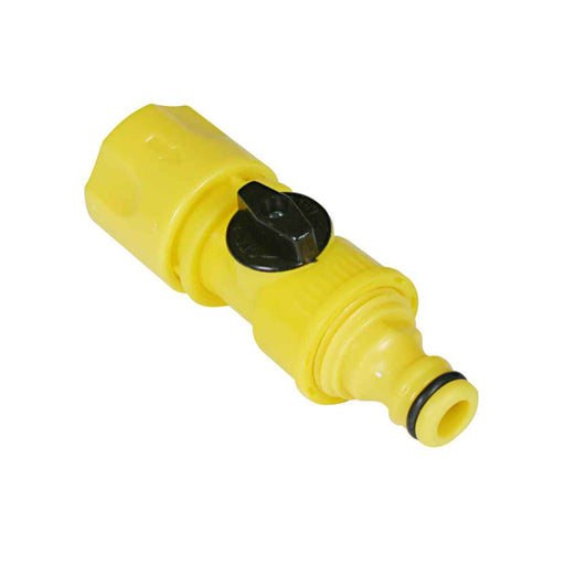 Quick Hose Connect with Shutoff Valve