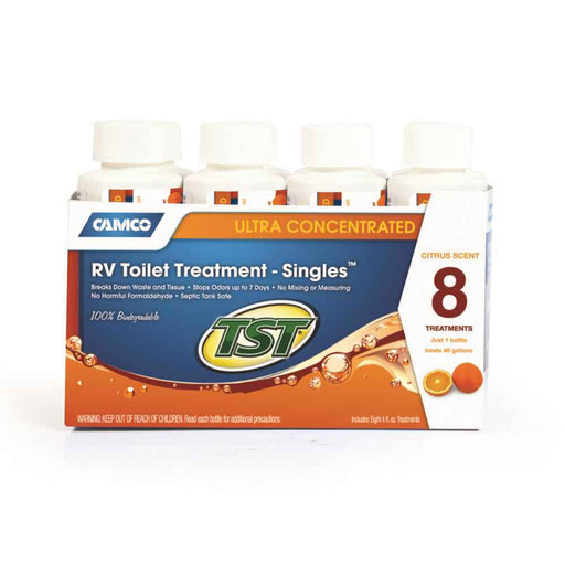 TST Power Singles Orange Toilet Treatments 4 Oz. X 8-Bottle Pack