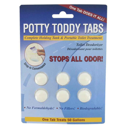Potty Toddy Tabs 6 Tabs/Card 