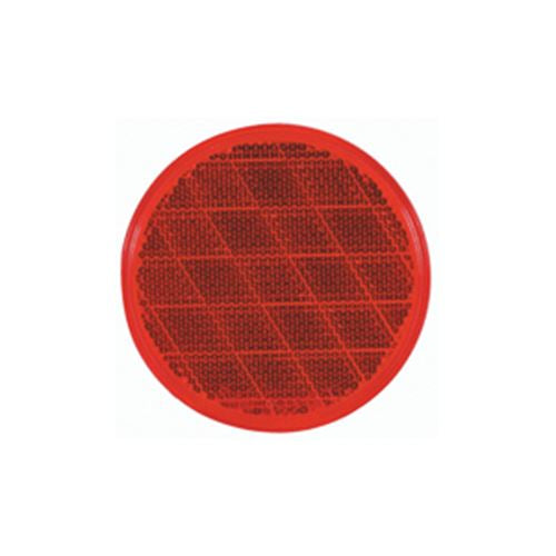 Round Reflector 3" Red 