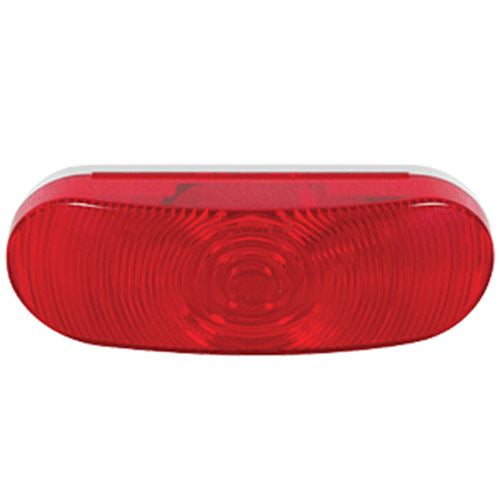 Oval 6" Red Tail Light 