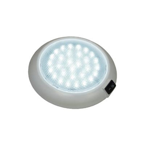 White Dome/Interior LED With Switch 
