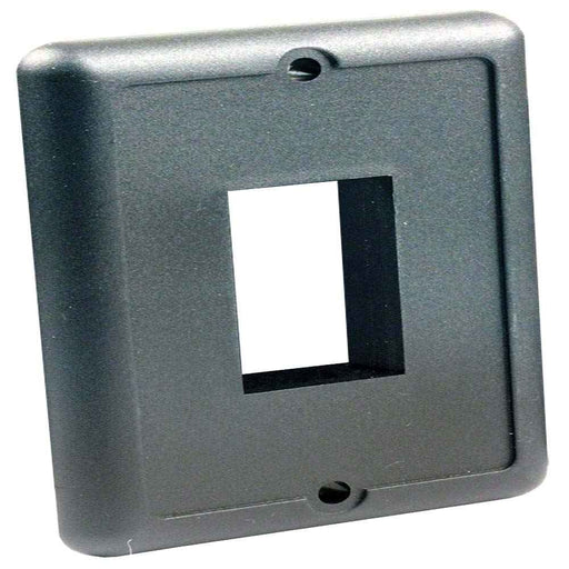 IP66 Single Switch Plate Black 