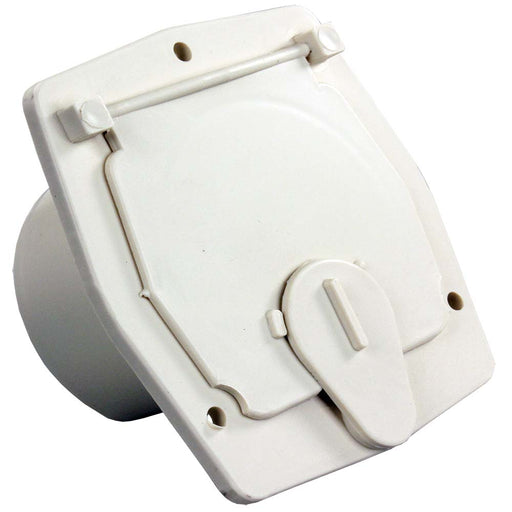 Buy JR Products S2714A Economy Square Cable Hatch Colonial White - Power