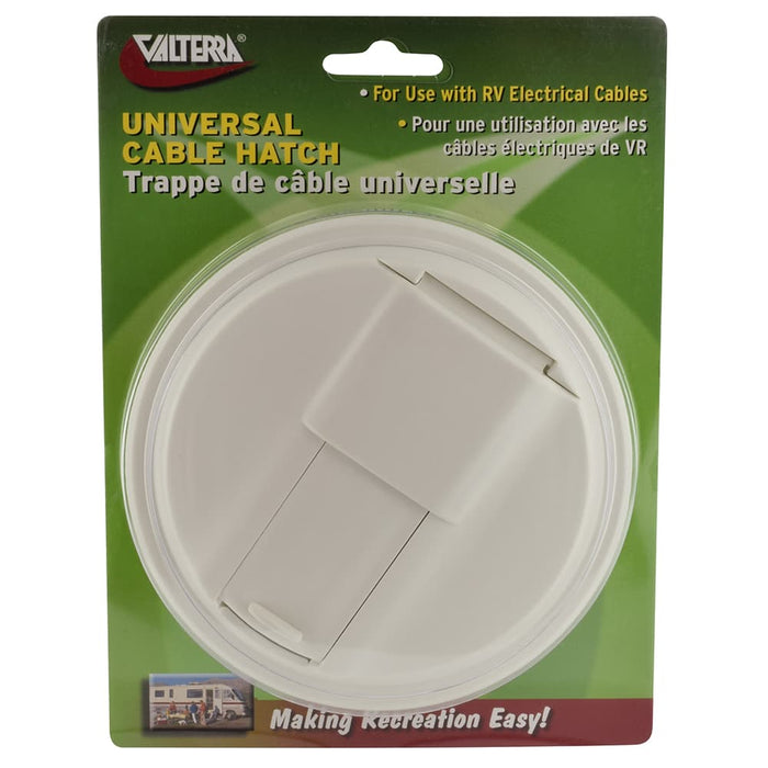 Universal Cable Hatch Round White Cd 