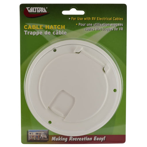 Cable Hatch Large Round White Cd 