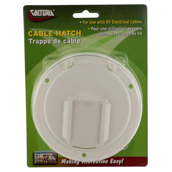 Cable Hatch Medium Round White Cd 
