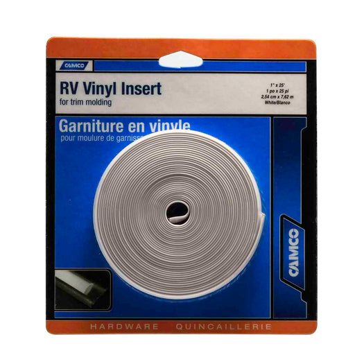 Vinyl Trim Insert (1" x 25', White)