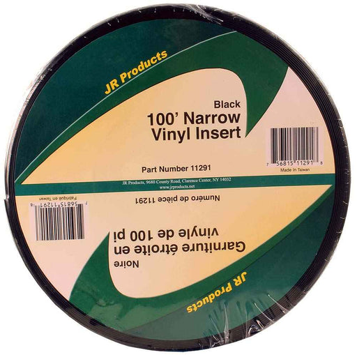 100' Narrow Vinyl Insert - Black 