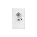 Power Receptacle White 