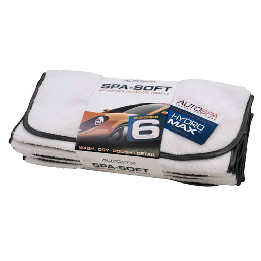 Spa-Soft Microfiber Detailing Towels 6 Pack 