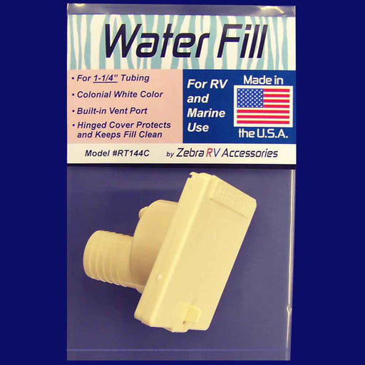 Water Fill Spout Colonial White 1-1/4" 