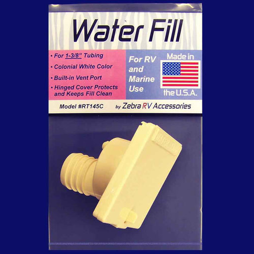 Water Fill Spout Colonial White 1-3/8" 