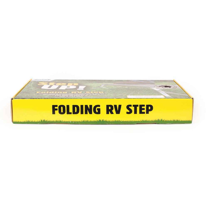 Durable Steel Folding Step with Foldable Legs