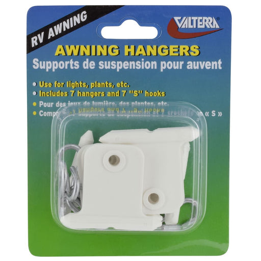 Awning Hangers Pkg/7 White 