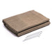 Durable Reversible RV Camper Awning Mat with Carry Bag 7' X 15'- Brown 