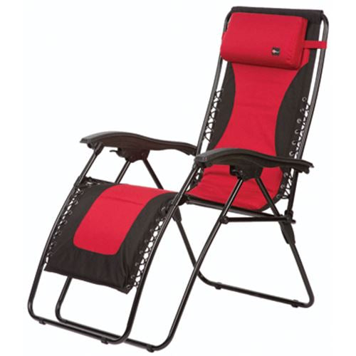 Recliner Padded Red/Black 