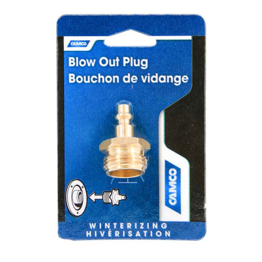 Blow Out Plug With Brass Quick Connect