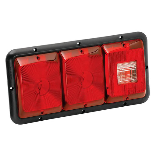 Taillight 84 Recessed Triple Horizontal Red/Bkup/Black Bse 