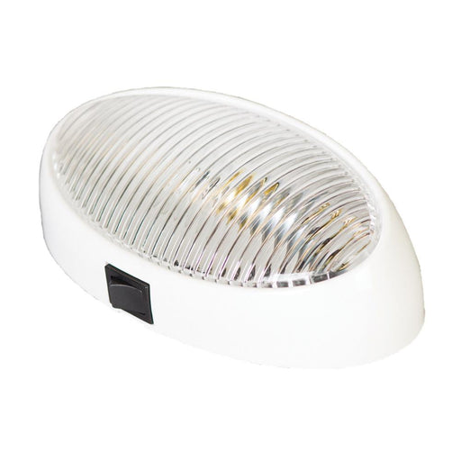 Porch Light Oval w/Switch Clear Each 