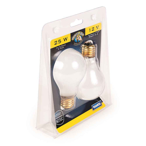 A-19 25W/12V Replacement Home Light Bulb - Pack of 2