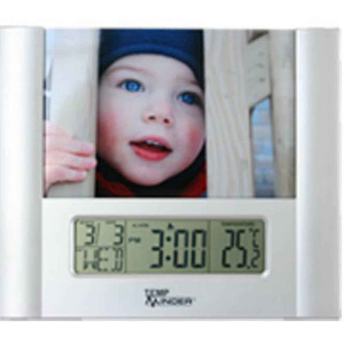 LCD Clock Thermometer & Photo 