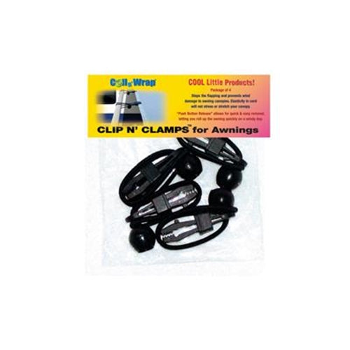 4-pack Coil N' Wrap Clip N'Clamps 