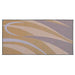 Graphic Patio Mat 8X16 Brown/Gold 