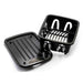 Durable Mini Dish Drainer Rack and Tray Black