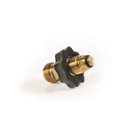 Propane Cylinder Adapter - Soft Nose POL x 1"- 20 Male Throwaway Cylinder Thread