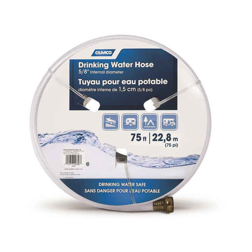 75ft TastePURE Drinking Water Hose- Lead and BPA Free, Reinforced for Maximum Kink Resistance 5/8"Inner Diameter