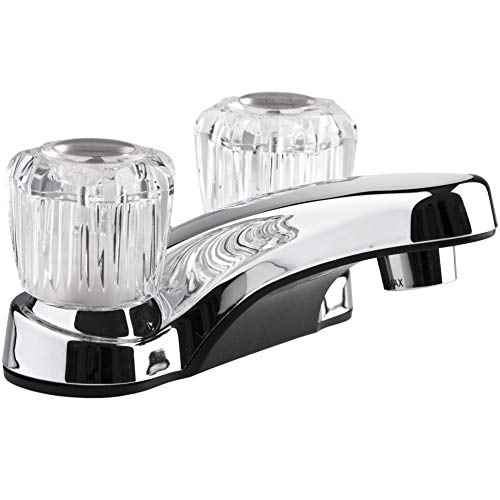 Lav Faucet w/Crystal S Polished Chrome 