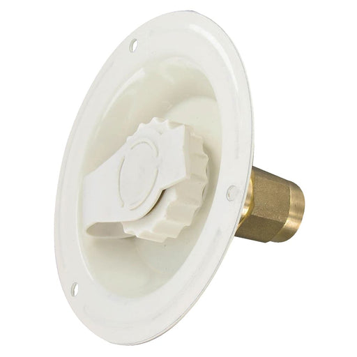 Recess Water Inlet Colonial White Bk-Lf 