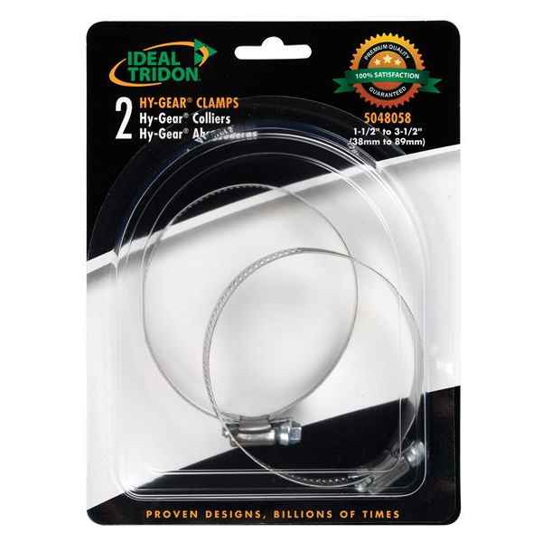 2-Pk Hose Clamps 