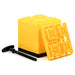 Yellow Fasten 2x2 Leveling Block for Single Tires Pack of 10 