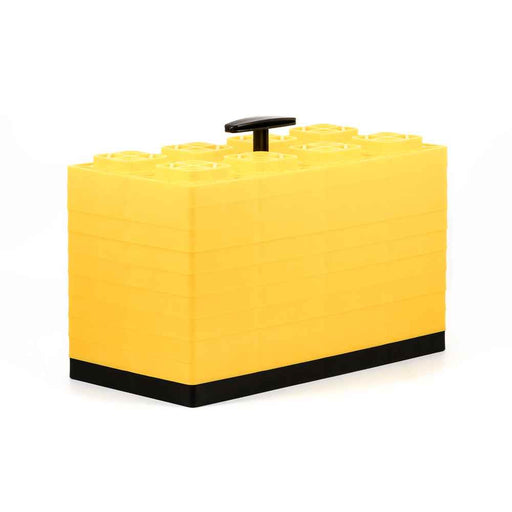 Yellow Fasten Leveling Blocks with T-Handle, 4X2, 10 Pack