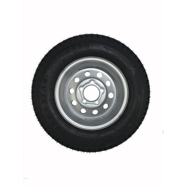 175/80D13 Tire C/5H Trailer Wheel Mini Modular Silv 