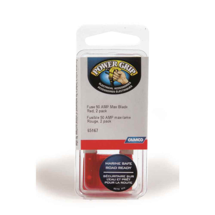 Red 50 AMP Max-Blade Fuse - Pack of 2
