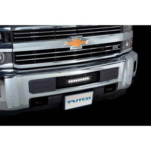 Chev HD Black Grille Curved 10" 
