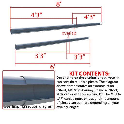 Awning Protector Kit for 16' to 20' Patio Awning