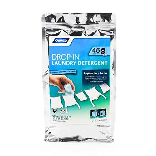 Laundry Detergent Drop-In, Pack of 45