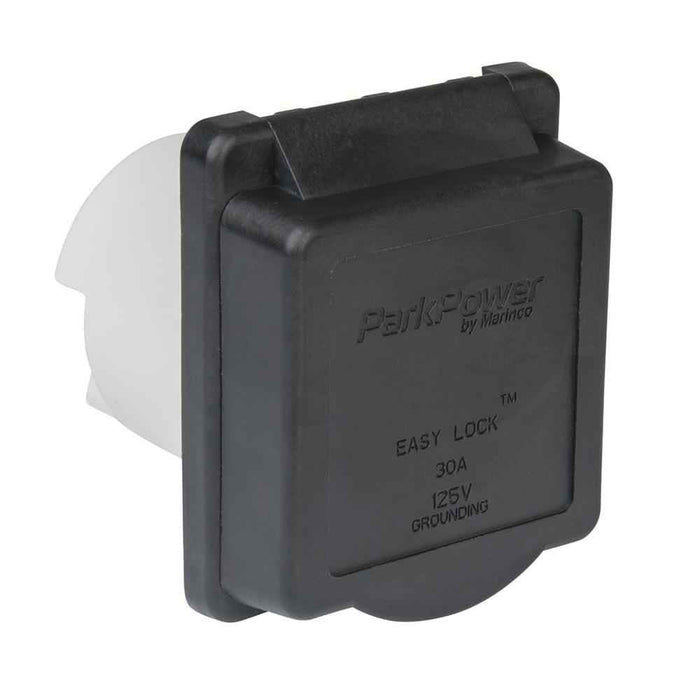30A Power Inlet Black