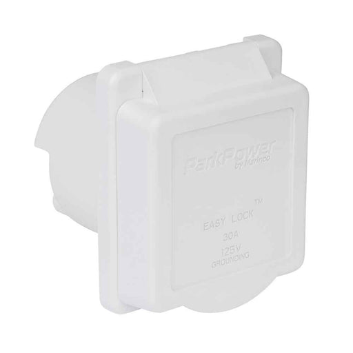 30A Power Inlet White