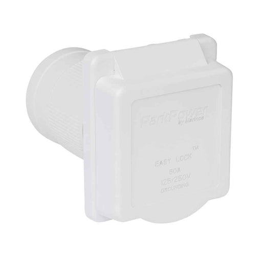 50A Power Inlet White