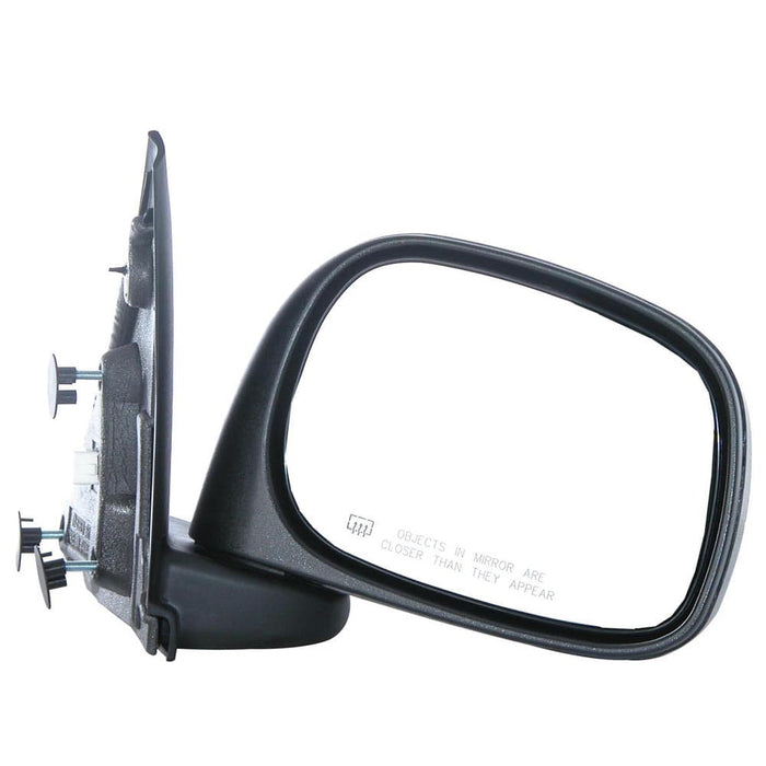 Replacement Side Mirror New Style Black Electric Heated 
